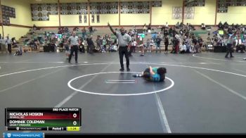 68 lbs 3rd Place Match - Nicholas Hoskin, Seagull WC vs Dominik Coleman, Legacy Dragons