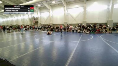 60 lbs Cons. Round 2 - Lincoln Phillips, Ravage vs Damian Alejandre, Northside Wrestling Club