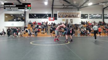 285 lbs Champ. Round 2 - Brody Miskimon, Alma vs Justin Kephart, Olivet