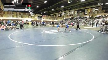 120 lbs Cons. Round 2 - Zeke Sandoval, Bishop Amat vs Damon Allen, Chandler
