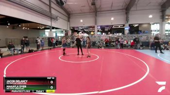 126 lbs Cons. Round 1 - Jacob Delancy, 512 Outlaw Wrestling vs MaKayla Dyer, Rio Vista Wrestling
