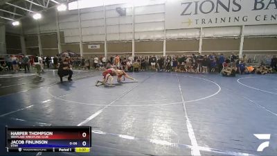 133-143 lbs Quarterfinal - Harper Thompson, Westlake Wrestling Club vs Jacob Finlinson, Utah