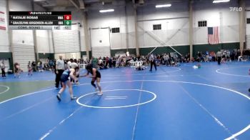 134-144 lbs Cons. Round 1 - Gracelynn Jurgensen-Allen, Nebraska Wrestling Academy vs Natalie Rosas, Warrior Wrestling Academy
