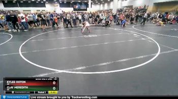 70 lbs Champ. Round 1 - Clay Meredith, WI vs Kylee Ooton, OK
