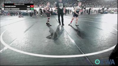 90 lbs Quarterfinal - Tucker Moss, Prime Wrestling vs Conley Robinson, Pawnee Wrestling Club