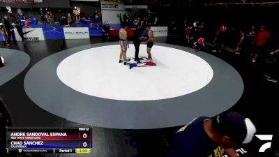 215 lbs Quarterfinal - Andre Sandoval Espana, Red Wave Wrestling vs Chad Sanchez, California