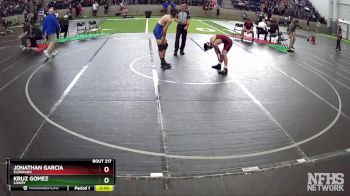 113 lbs Quarterfinal - Jonathan Garcia, Eldorado vs Kruz Gomez, Lowry