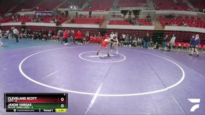 126 lbs Placement (4 Team) - Jaxon Vargas, Keller Timber Creek vs Cleveland Scott, Katy