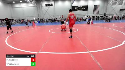 170A lbs Rr Rnd 2 - Miguel Rojas, Lake Highland Prep vs Taven Williams, Va Elite