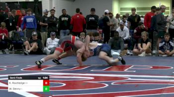 150 lbs Semifinal - Kody Routledge, OK vs William Denny, IL
