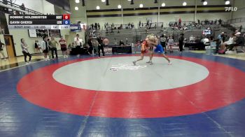 126 lbs 3rd Place - Dominic HolzMeister, North Forsyth Takedown Club vs Gavin Ghersi, Level Up Wrestling Center