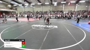 130 lbs Consi Of 8 #2 - Jett Daniel, Badlands WC vs Luke Marquez, WLV JR Wrestling