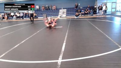 165 lbs Cons. Semi - Andrew Crowther, Iowa Western Community College vs Brody Arrants, Nebraska-Kearney