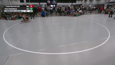 132 lbs Cons. Sub-rd Of 32 - Evan MacCallum, MWC Wrestling Academy vs Cole DeAngelo, New Jersey