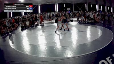 144 lbs Champ. Round 1 - Joseph Paun, Howe Wrestling School, LLC vs BRADEN LEACH, Team Missouri Select