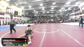 144 lbs Champ. Round 3 - Jordan Rael, Sahuarita High School vs Stephen Gerlach, Red Mountain