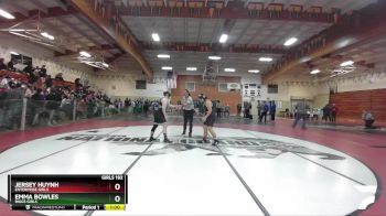 Girls 192 lbs 5th Place Match - Emma Bowles, Biggs Girls vs Jersey Huynh, Enterprise Girls