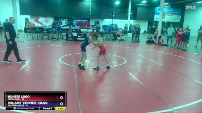 71 lbs Placement Matches (8 Team) - Hunter Lugo, Texas Gold vs William ``Conner`` Craig, Oklahoma Blue