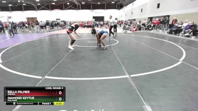 140 lbs Cons. Round 4 - Bella Palmer, Odessa vs Diamond Keytue, Oak Park