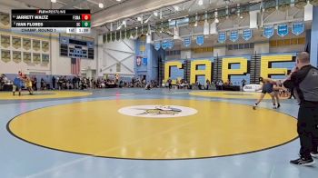 215 lbs Champ. Round 1 - Jarrett Waltz, First State Military Academy vs Ivan Flores, Sussex Central H S