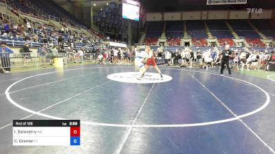 190 lbs Rnd Of 128 - Ivan Salaverry, WA vs Cole Grenier, CT