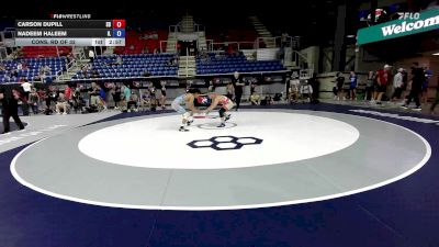 126 lbs Cons. Rd Of 32 - Carson Dupill, SD vs Nadeem Haleem, IL