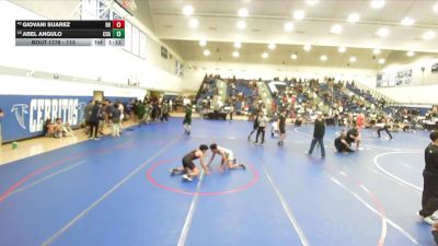 113 lbs Quarterfinal - Abel Angulo, Coachella vs Giovani Suarez, Rough House