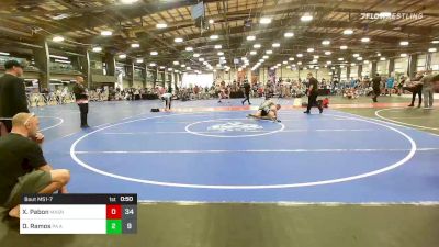 142 lbs Round Of 16 - Xavior Pabon, Mat Assassins vs Dom Ramos, PA Alliance Blue