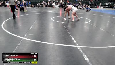 175 lbs Placement Matches (16 Team) - Marcus Beltran, Columbus vs Brice Chaplin, Broken Bow