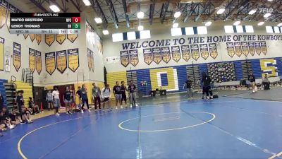 285 lbs Round 4 (8 Team) - Leroy Thomas, Black Hive vs Mateo Besteiro, Naperville Central