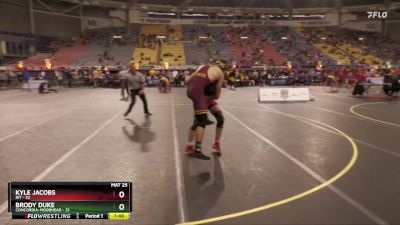 184 lbs Finals (8 Team) - Brody Duke, Concordia-Moorhead vs Kyle Jacobs, RIT