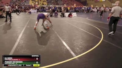 184 lbs Semis & 3rd Wb (16 Team) - Parker Keckeisen, Northern Iowa vs AJ Heeg, Northern Colorado