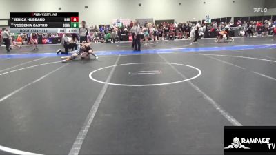 115 lbs Quarterfinal - Yessenia Castro, Dodge City Wrestling Academy vs Jenica Hubbard, Marysville