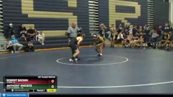 138 lbs Finals (2 Team) - Anthony Aniciete, SLAM Academy vs Robert Brown, Clark