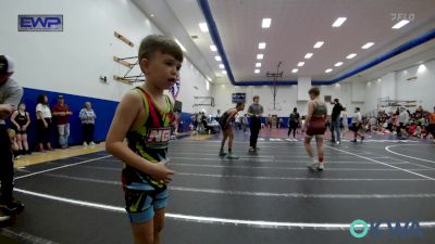 92 lbs Consolation - Sawyer Dobbs, Blanchard Youth Wrestling vs Jay Bearbow, Darko Valley Wolf Pack