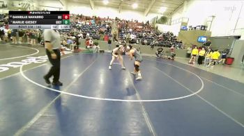 140 lbs Champ. Round 2 - Marlie Giesey, Green Canyon vs Danielle Navarro, Hillcrest