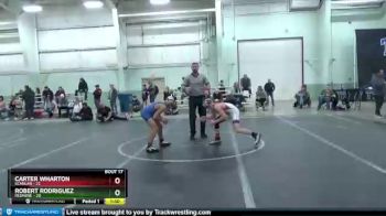 105 lbs Round 5 (8 Team) - Carter Wharton, Scanlan vs Robert Rodriguez, Rednose