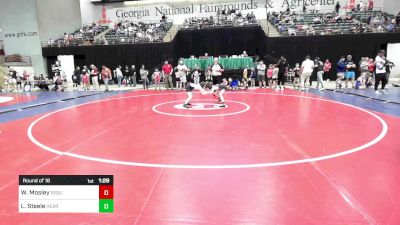 73 lbs Round Of 16 - Will Mosley, Sequoyah Youth Wrestling Club vs Logan Steele, Heard County USA Takedown