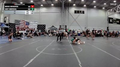 76 lbs Round 2 (4 Team) - Nikos Sevastos, New England Gold vs Joey Hertzog, Broad Axe White