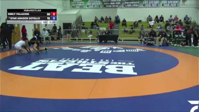 103 lbs 7th Place Match - Emily Palacios, Santa Ana College vs Star Aragon Sotello, Palomar College