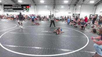 43 lbs Round 2 - Leonardo Oswaldo Mesa, Fort Stewart Wrestling Club vs Jack Looney, The Storm Wrestling Center