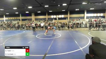 175 lbs Consi Of 32 #1 - Oliver Todd, Yuma Grit vs Damian Hurtado, Friendly Hills WC