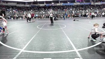 58 lbs Consi Of 16 #2 - Stetsyn Milroy, Wellsville Kid Matters vs Benton Clarke, DC Gold