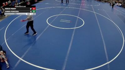 175 lbs Finals (8 Team) - Reece Perry, North Platte vs James Porpora, Elkhorn South