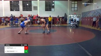 220 lbs Consolation - Yates Hoffman, Jesuit High School - New Orleans vs Jonathan Hammond, Mount Vernon