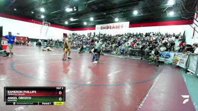 165 lbs Champ. Round 1 - Angel Orozco, Western vs Kameron Phillips, Temecula Valley