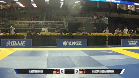 Dakota Rae Zimmerman vs Janette Gloger 2025 Pan Jiu Jitsu IBJJF Championship