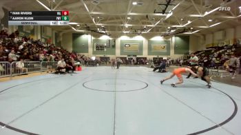 126 lbs Semifinal - Ivan Rivers, Vallhalla vs Aaron Klein, Poway