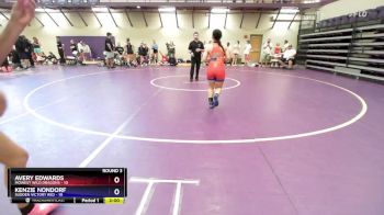 110 lbs Round 3 (10 Team) - Jackie Penaloza, MoWest Wild Dragons vs Kaison Miller, Sudden Victory Red