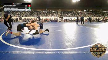 132 lbs Consi Of 16 #2 - Kelton Doucet, Kansas Young Guns vs London McGinnis, Victory Youth Wrestling